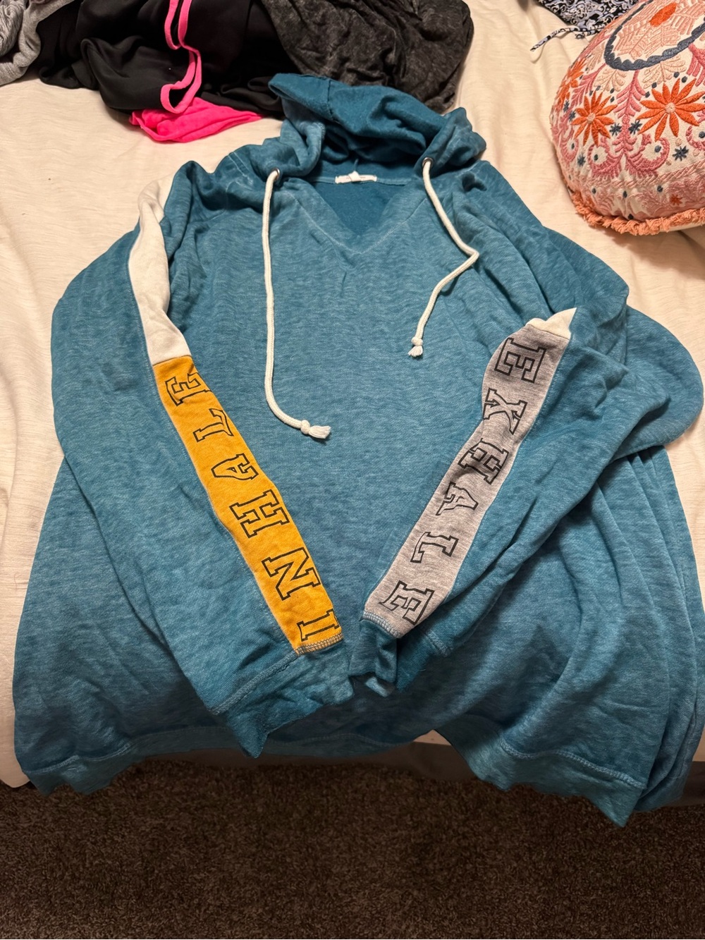 Prince Teal Hooded Pullover